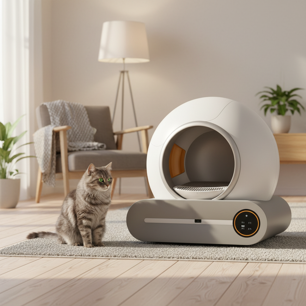 猫砂盆场景图