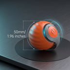 Interactive Smart Motion Pet Toy Ball – Automatic Rolling Moving Toy with Plush Tail & 2-Speed Modes for Cats & Dogs