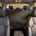 Heavy-Duty Waterproof 7-Layer Backseat Dog Cover with Honeycomb Support Board