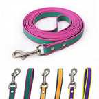 10 Feet Waterproof Long Dog Training Leash - PVC Coated, Odorproof & Tangle-Free Lead for All Dog Breeds