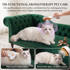 3-in-1 Electric Pet Steam Brush with UV Light - Rechargeable Spray Deshedding Grooming Comb for Dogs & Cats
