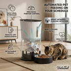 4L Smart Pet Feeder - Automatic Food Dispenser with LCD, APP, & Scheduled Feeding for Dogs and Cats