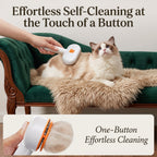 3-in-1 Electric Pet Steam Brush with UV Light - Rechargeable Spray Deshedding Grooming Comb for Dogs & Cats
