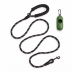 ValuTail™ 6 FT Heavy Duty Reflective Dog Leash with Padded Handle & Poop Bag Dispenser