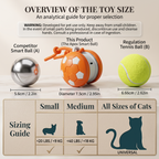 ValuTail™ Interactive Smart Soccer Pet Toy - Automatic Rolling & Tug-of-War Combo