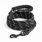 ValuTail™ 6 FT Heavy Duty Reflective Dog Leash with Padded Handle & Poop Bag Dispenser