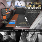 Heavy-Duty Waterproof 7-Layer Backseat Dog Cover with Honeycomb Support Board