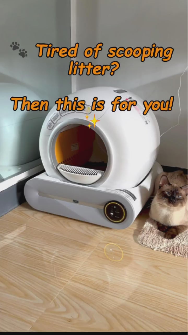 ValuTail™ 65L Extra-Large Self-Cleaning Smart Automatic Cat Litter Box